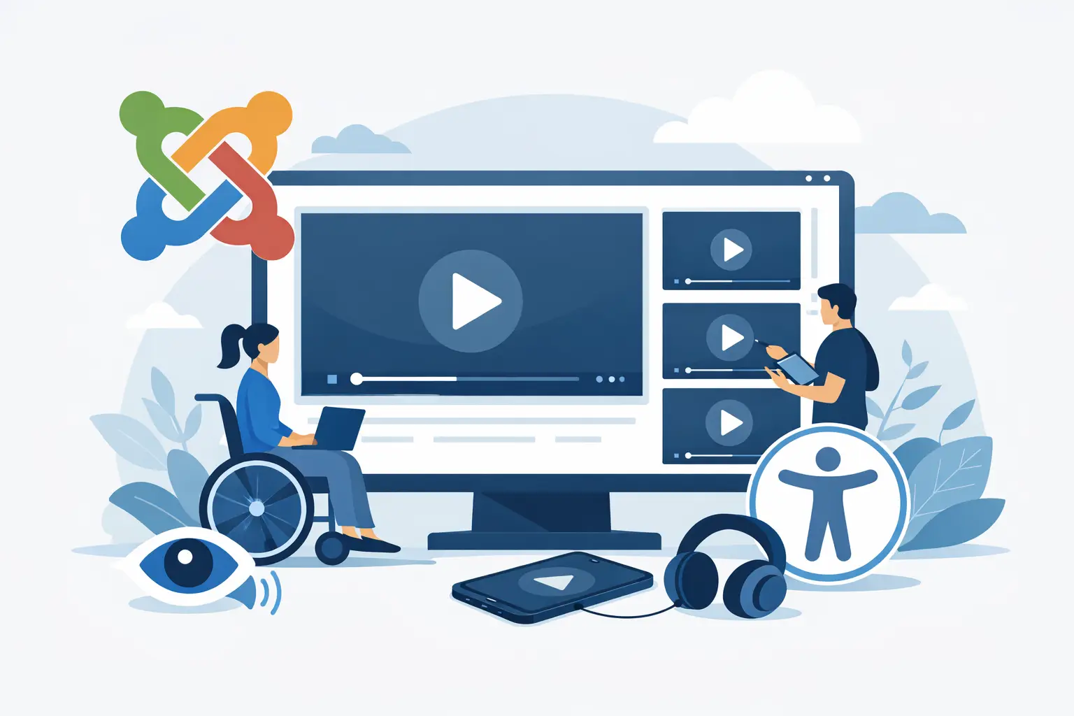 How to Create Accessible Joomla Video Galleries
