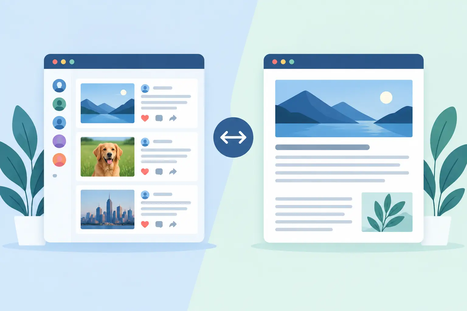 Embedded Feeds Versus Static Content Compared