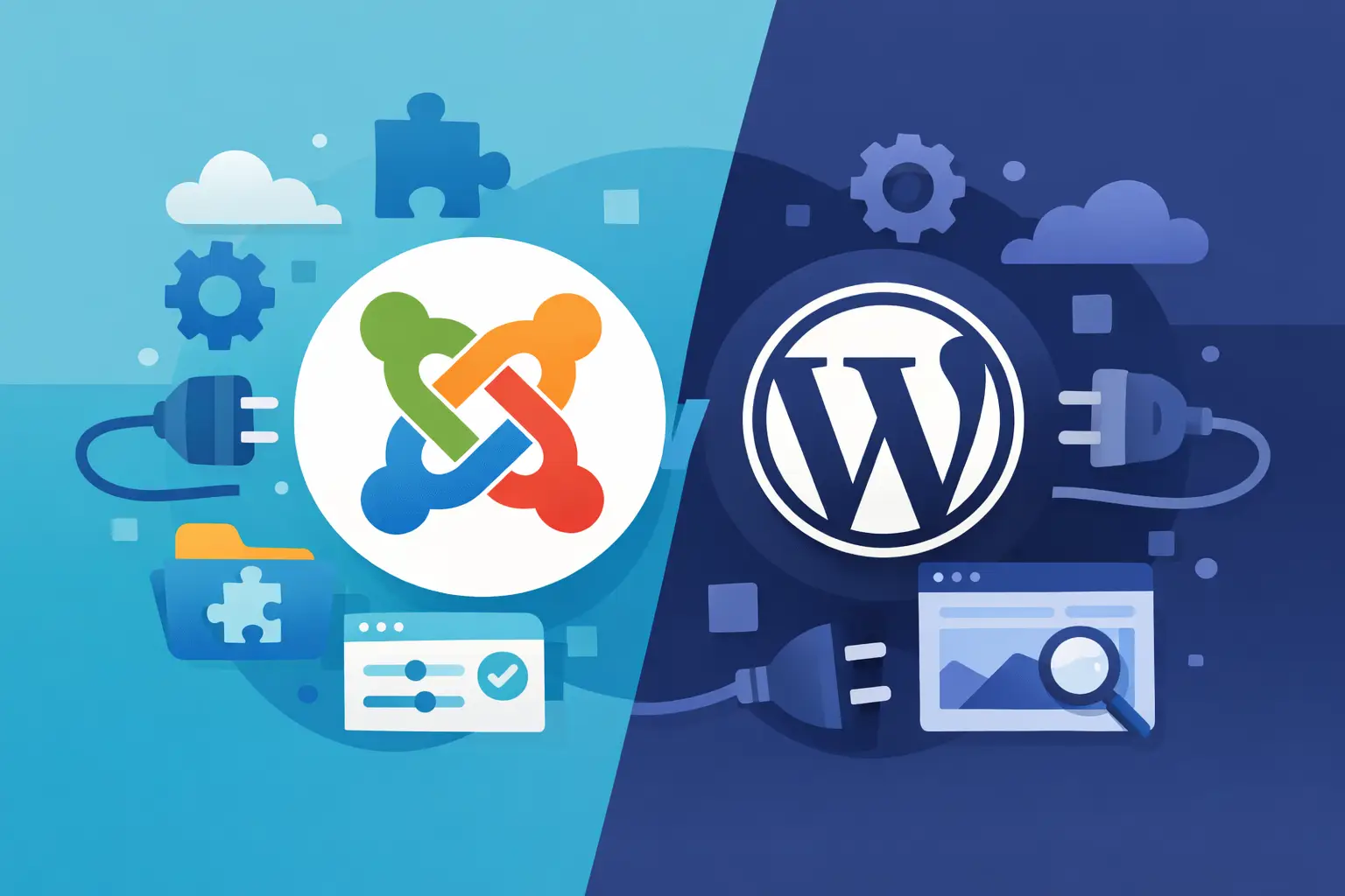 Joomla Extensions vs WordPress Plugins