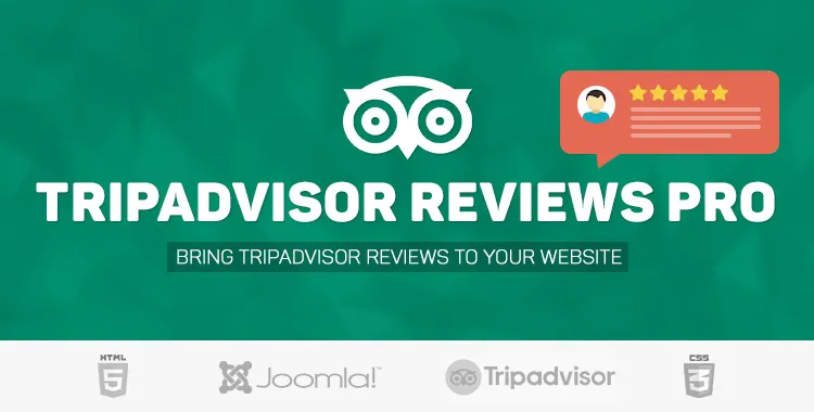 Tripadvisor Reviews Pro - The Best Tripadvisor Reviews/Recommendations plugin for Joomla