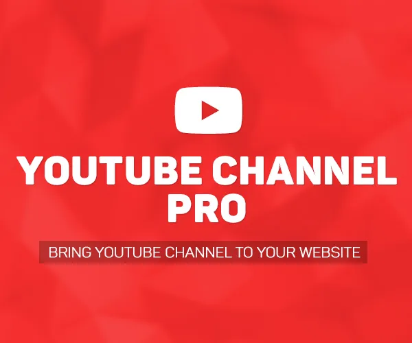 YouTube Channel Pro - YouTube Channel and video gallery for Joomla