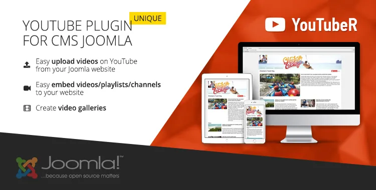 YouTubeR -  Unique YouTube Video Galleries For Joomla